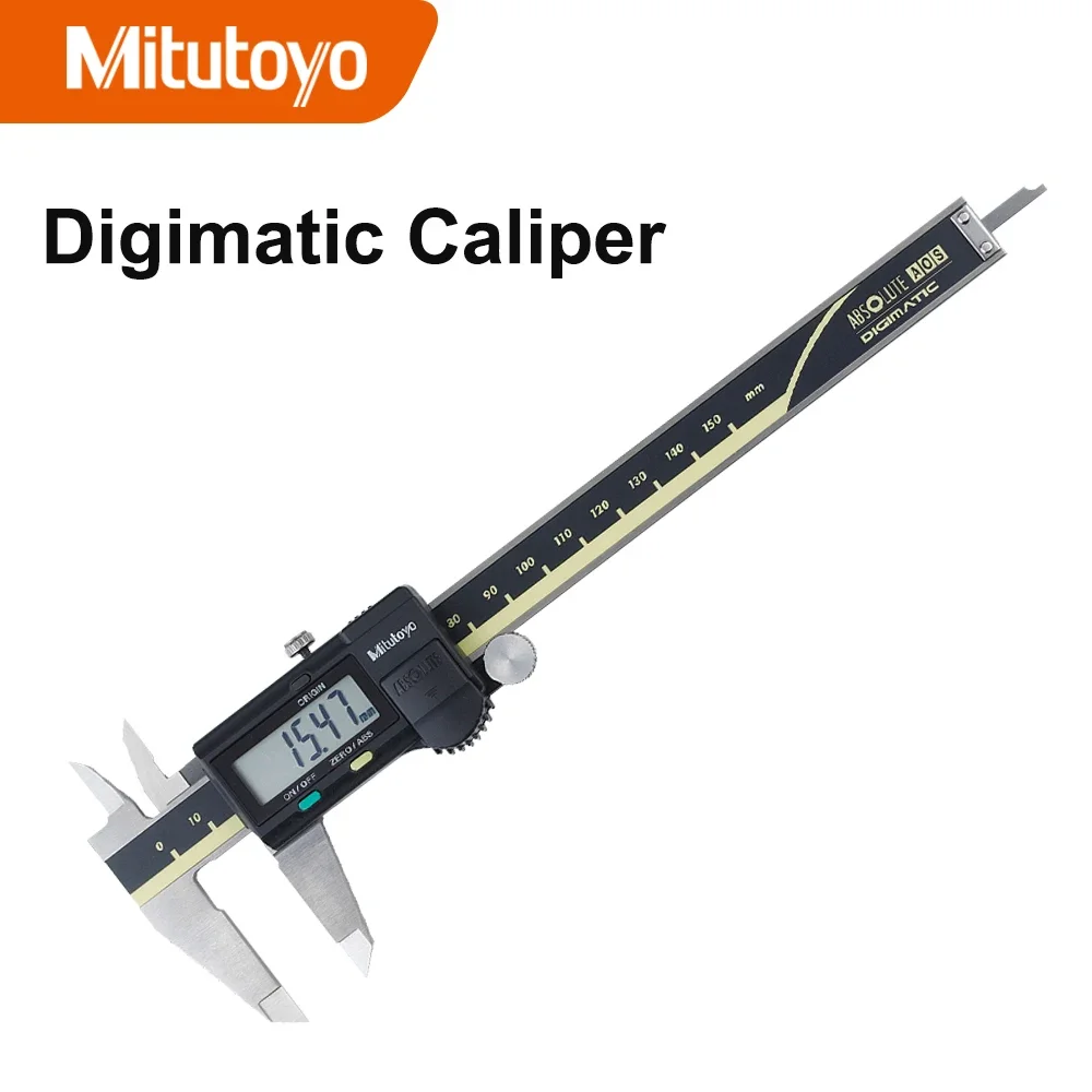 Original Mitutoyo Digital Vernier Caliper with LCD Screen Stainless Steel 500-181/182-30 0-150mm/0-200mm Measuring Tool