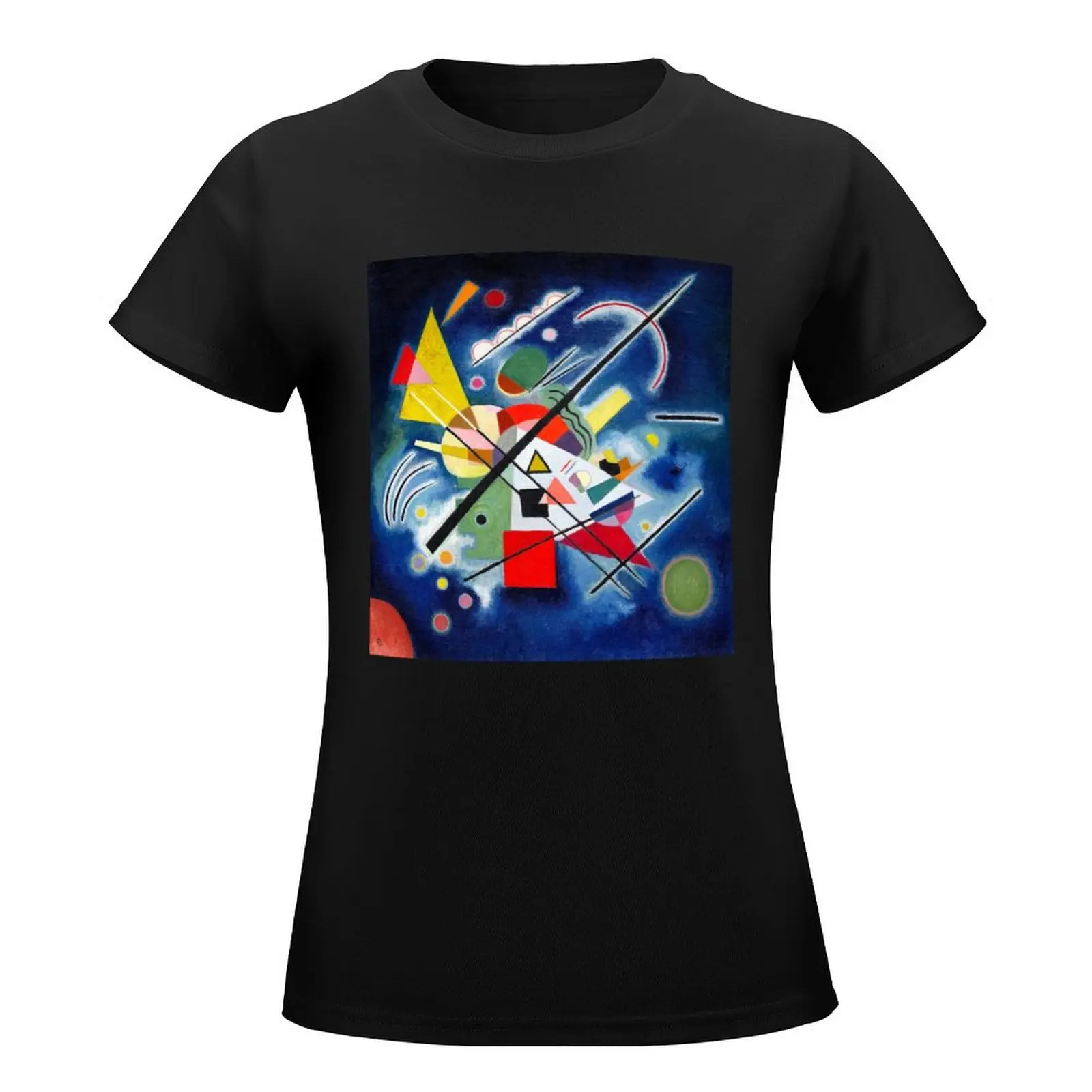 Wassily Kandinsky - Blue Painting T-Shirt summer top aesthetic clothes graphics plus size tops graphic t-shirts for Women