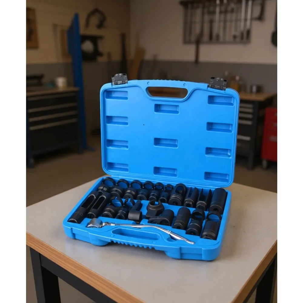 

21pc O2 Sensor Oil Sender Socket Set for Cars Trucks