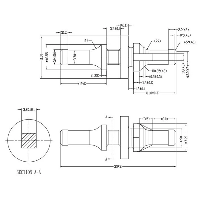 Composants d'ordinateur, boîtier PC, broche de ventilateur, Anti-bruit, vibrations, vis en caoutchouc, Absorption des chocs, 50 pièces