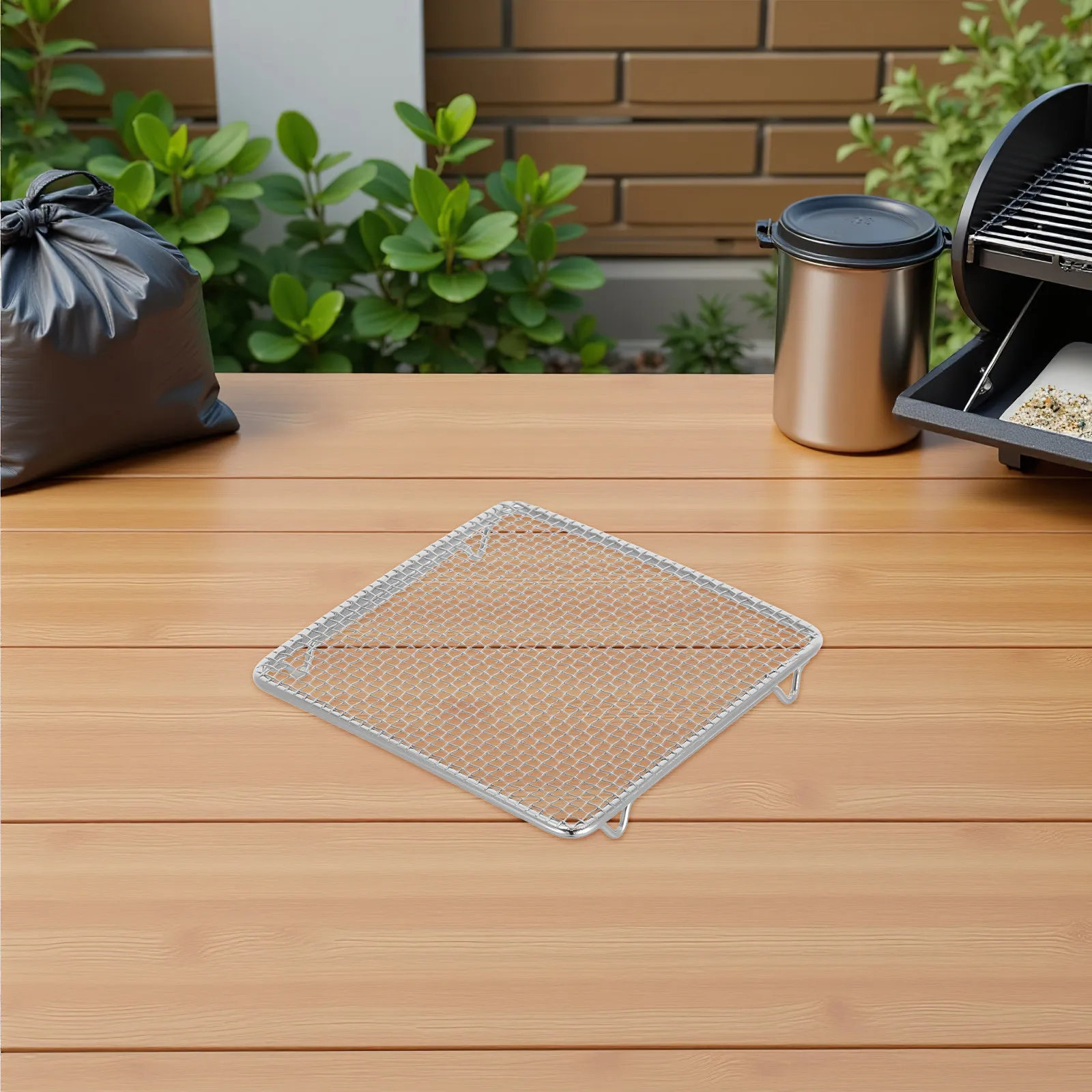Camping Cooking Mesh - Stainless Steel Wire Cooking Rack Legs