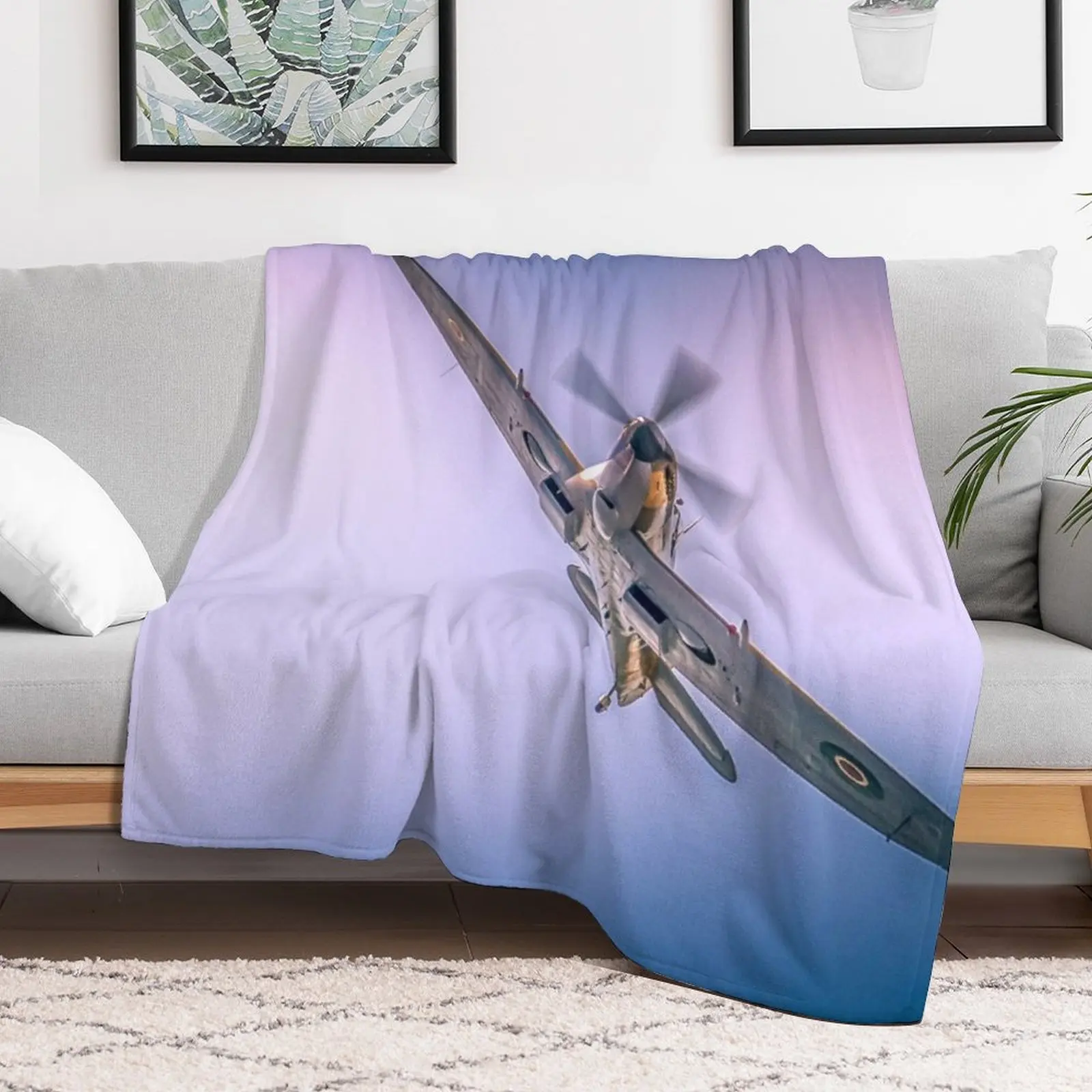 The iconic Spitfire Throw Blanket Designers Extra Large Throw Decorative Throw Blankets