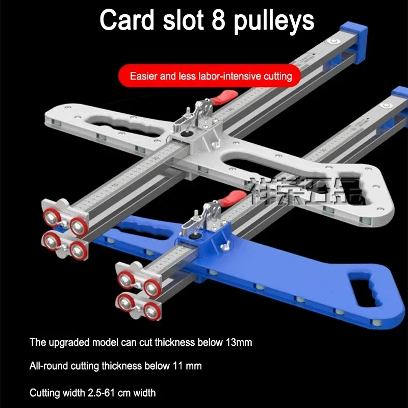New Upgrade Gypsum Board Cutting Artifact Push Knife The Latest Woodworking High-precision Stainless Steel Foldable Roller Type