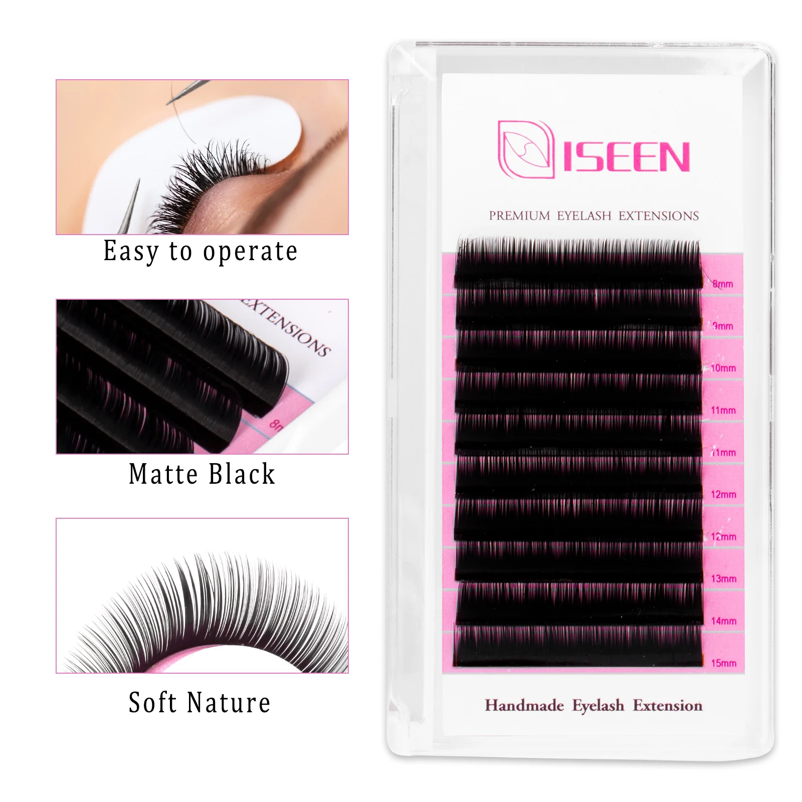 10박스/개입 속눈썹 연장 0.07 C D DD J LB 컬 8-15mm 속눈썹 연장 개별 속눈썹 볼륨 클래식 속눈썹 소프트