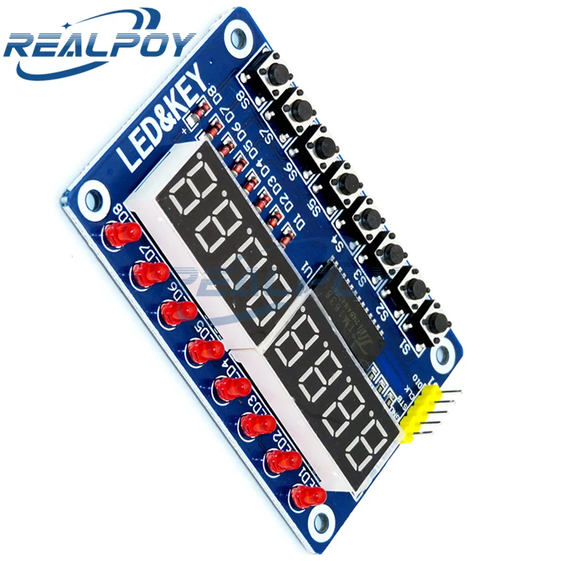 TM1638 Module Key Display For AVR Arduino New 8-Bit Digital LED Tube 8-Bit