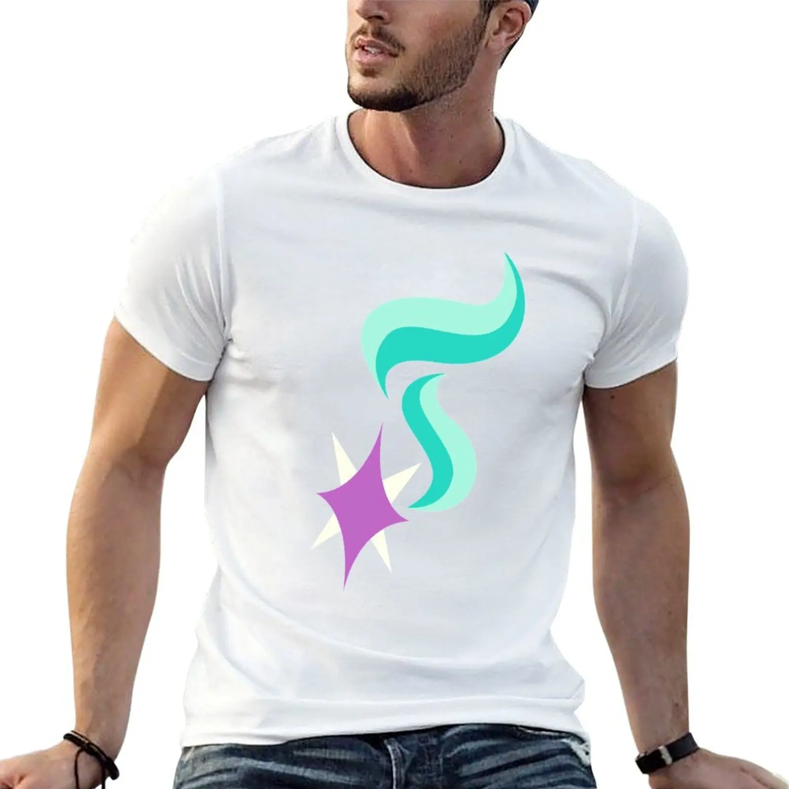 

Starlight Glimmer Magic Shooting Star Spell MLP Cutie Mark Sign T-Shirt man t shirt cotton T-Shirt