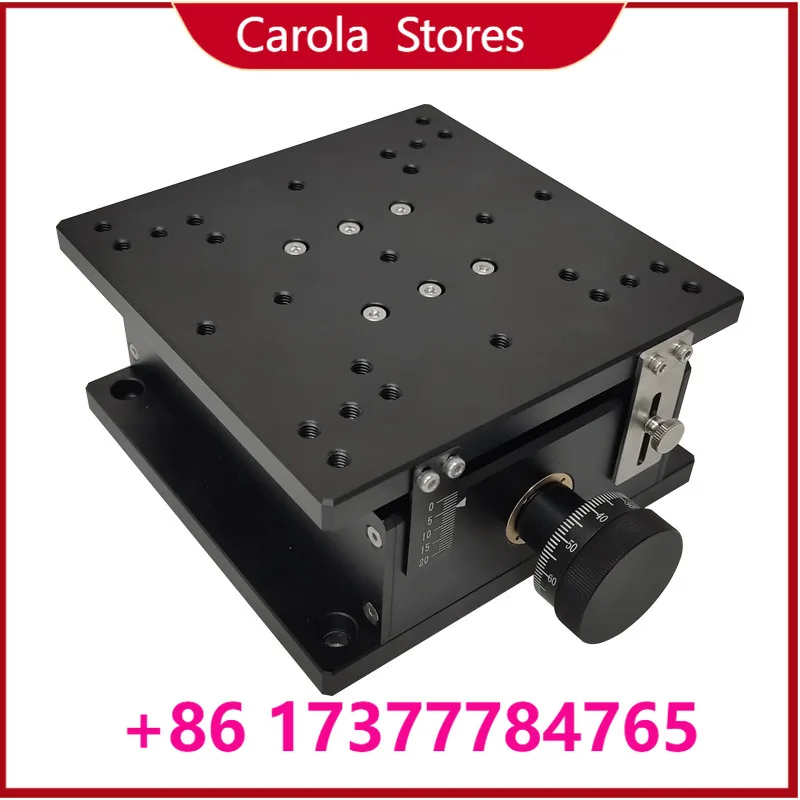 PT-SD148 Manual Wedge Lift 20MM Stroke Precision Z-axis Lifting Platform for Laboratory Industrial Use