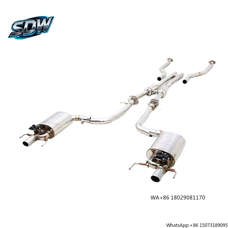 Factory Direct Stainless Steel Catback Exhaust with Muffler Valve System for  RX270 RX300 RX330 RX350 RX400h RX450h RX350L