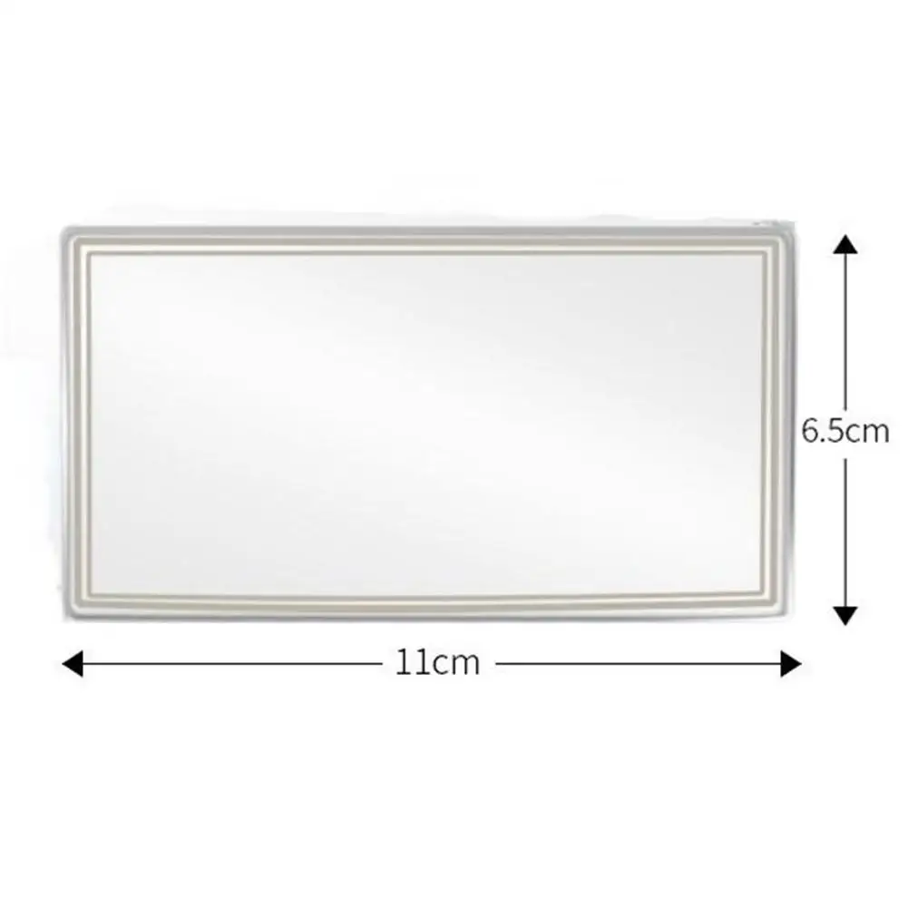 Car Makeup Mirror Portable Auto Sun-Shading Visor HD Mirrors Car Interior Mirror Universal Car-styling Makeup Mirror