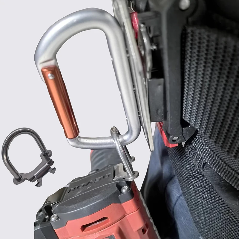 5767Q Portable Quick Hanging U-shape Power Tool Hook for DEVON Screwdriver Mountaineering Waist Buckle Electrician Quick Hanging