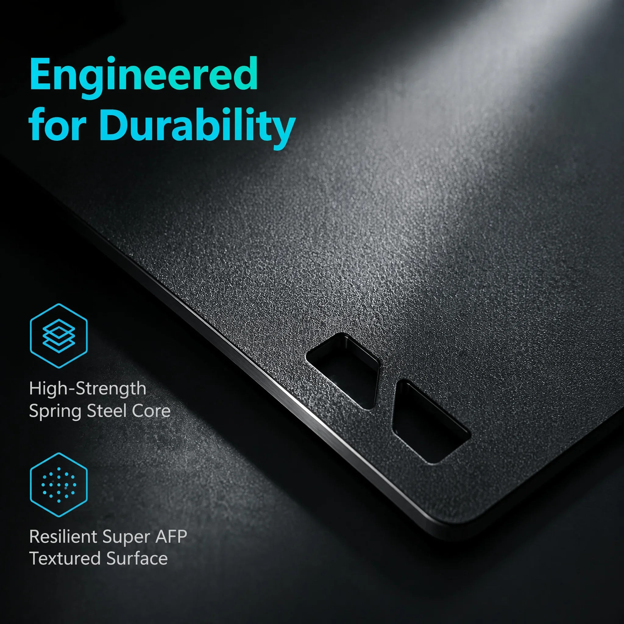 Super‑AFP Double‑Sided Spring Steel Build Plate Cold Printing Textured 184x184mm For Bambu Lab A1 Mini 3D Printer Accessories