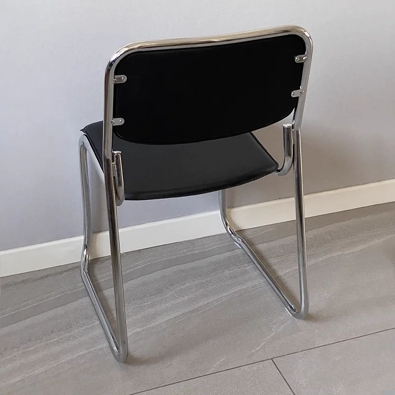

Furniture for small-sized apartments Chair Staff Hard Leather Free Installation Back Hard Leather