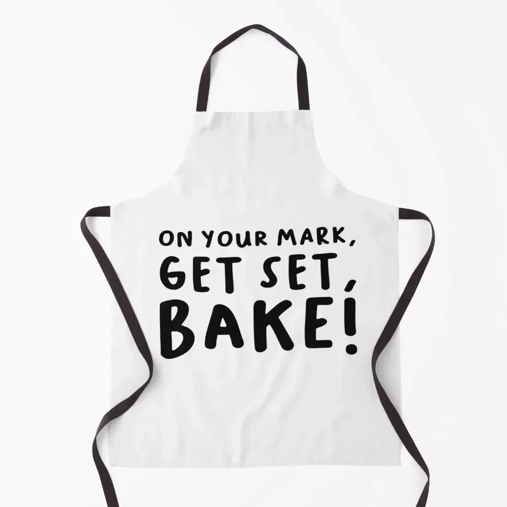 

Great British Bake Off - On your mark, get set, bake! Illustration Apron Utensils For Kitchen Things For The Kitchen Apron