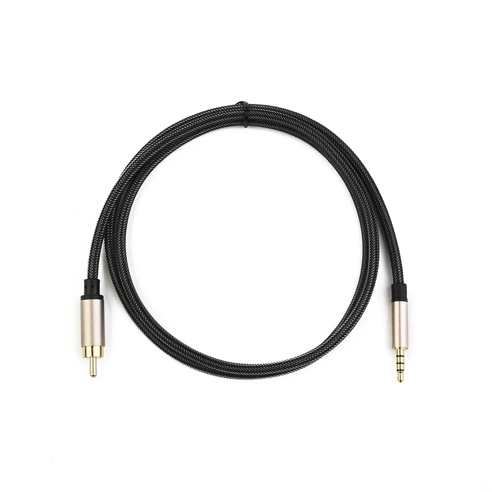 RCA Audio Cable Jack 3.5 To  Cable Digital Coaxial Audio Video Cable Stereo SPDIF For HDTV Car 3.5 Mm Jack Hifi Aux Adapter