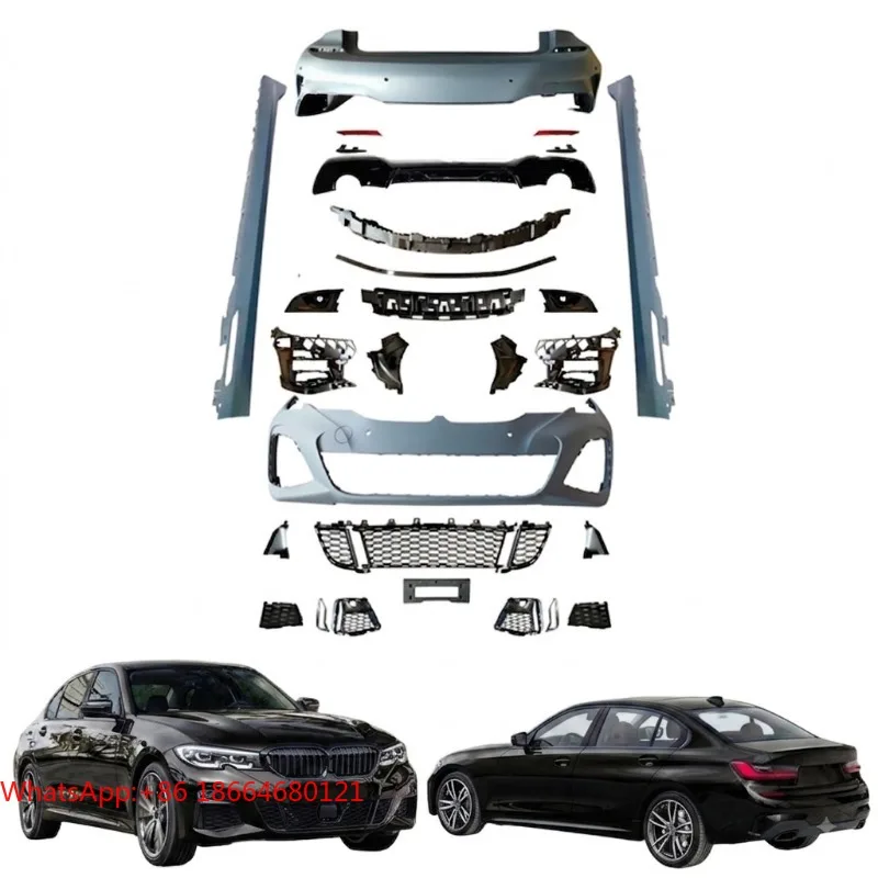 MTech Style Full Conversion Body Kit for 3 Series G20 G28 2019 2022 with Wholesale PP Material Front Rear Bumper Side Skirts