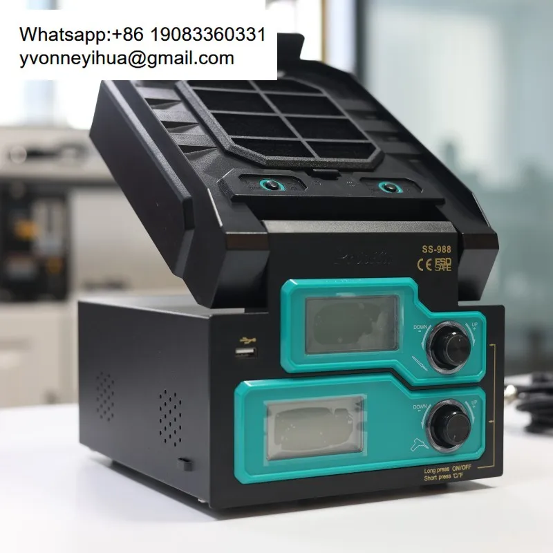 Pro'sKit SS-331H Update Version SS-988H 6 In 1 Multifunction Soldering Iron/Desoldering Station Desoldering Pump Smoke Absorbing