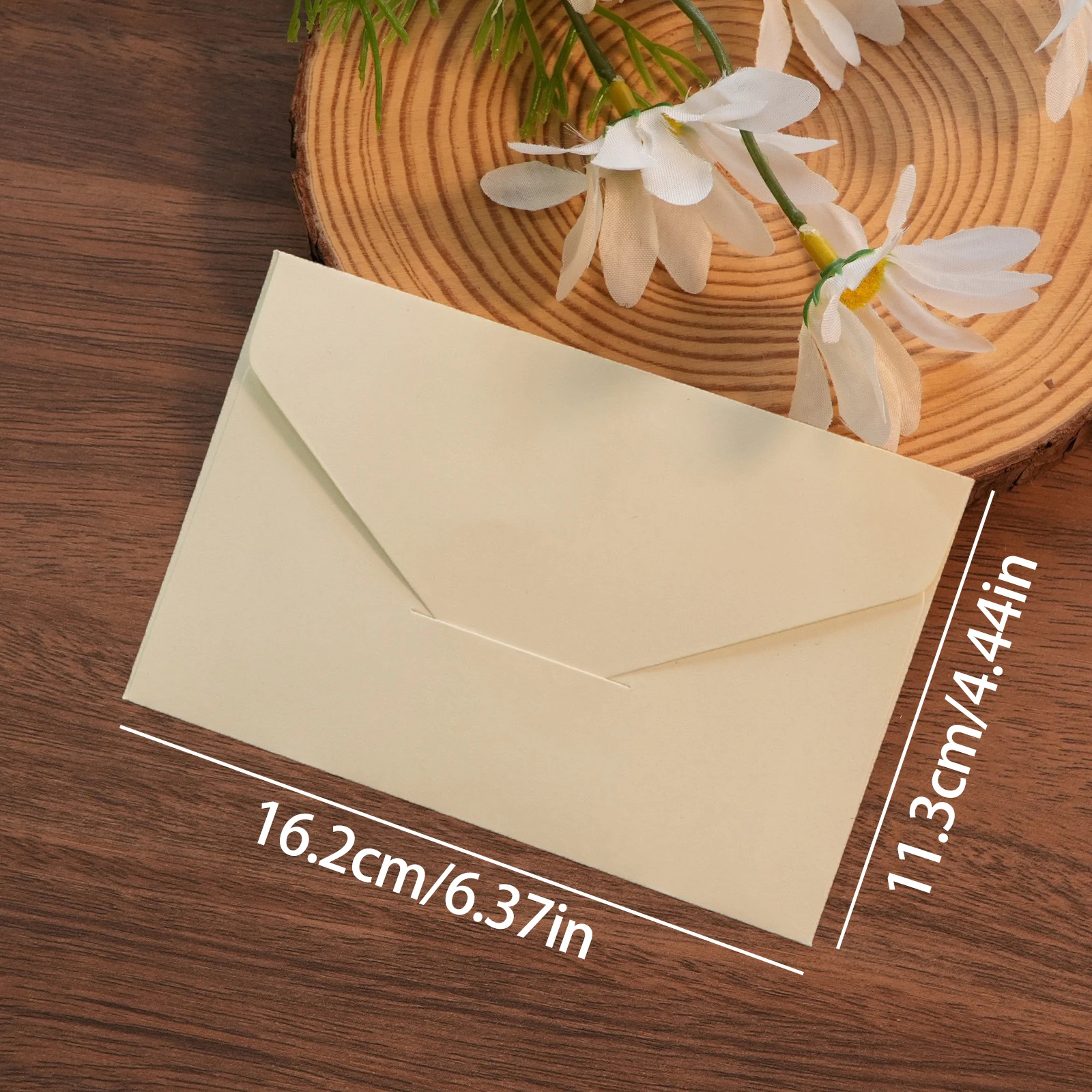20pcs 6.37×4.44inch Classical White Black Kraft Blank Paper Window Envelopes ,Small Card/Note Holders ,for Wedding Invitation