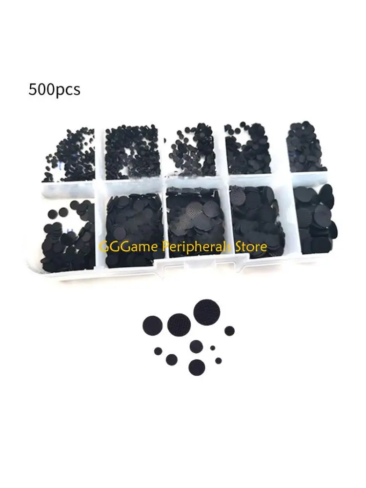 

U55B 500pcs Silicone Conductive Buttons Repair For Appliances And Phones Assorted Size High Conductivity Durability