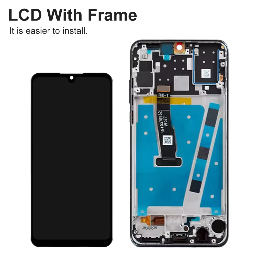 Zespół ekranu LCD P30 Lite do wyświetlacza LCD Huawei P30 lite MAR-LX1M MAR-AL00 z ekranem dotykowym i częścią zamienną ramki