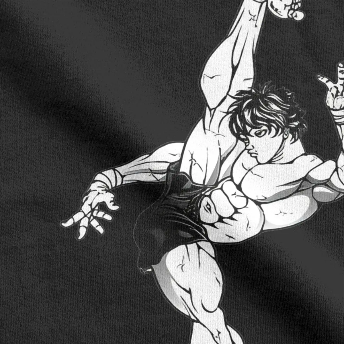 Casual Miyamoto Musashi Baki The Grappler T-Shirt Men Women Cotton T Shirt Martial Aesthetic Anime Tee Shirt Gift Idea Clothes image 3