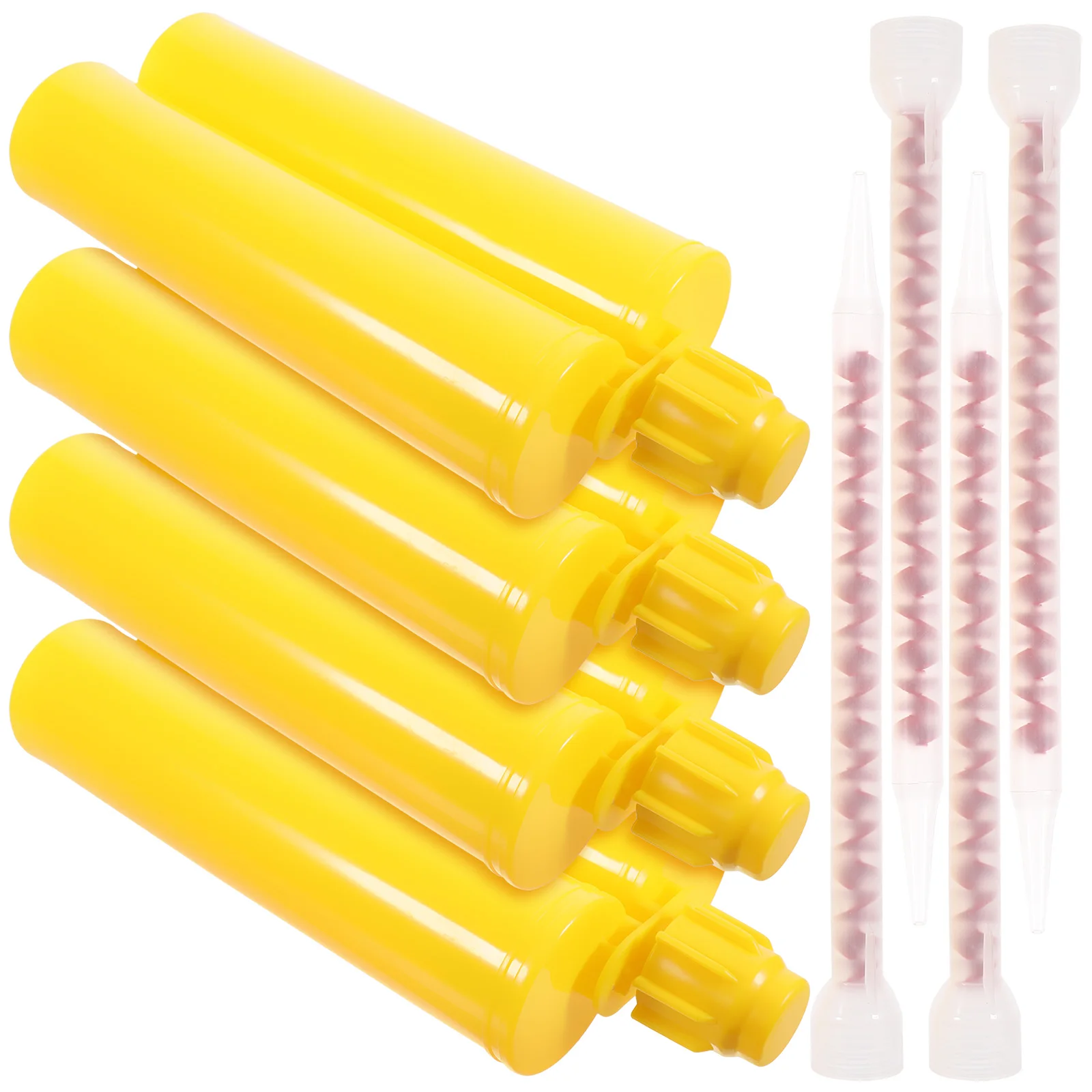 

4 Sets 400ml Reusable Caulk Tubes Empty Hose Refillable Sealant Home DIY Projects Custom Colors Plastic Latex Emulsion