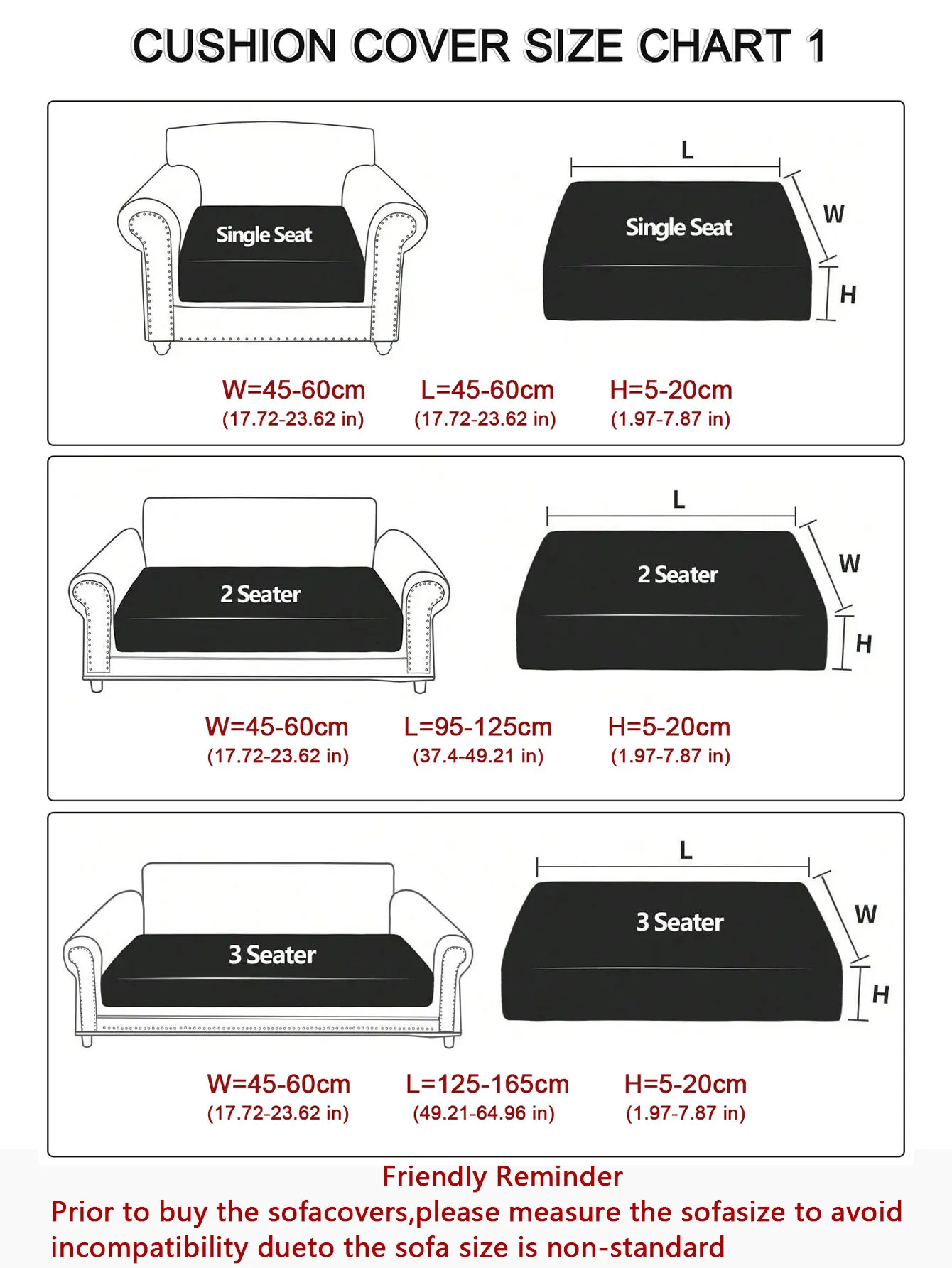 1pc Waterproof Sofa Cushion Cover Jacquard Polar Fleece Stretch Removable Washable Couch Covers Pets Kids Furniture Protector view 2
