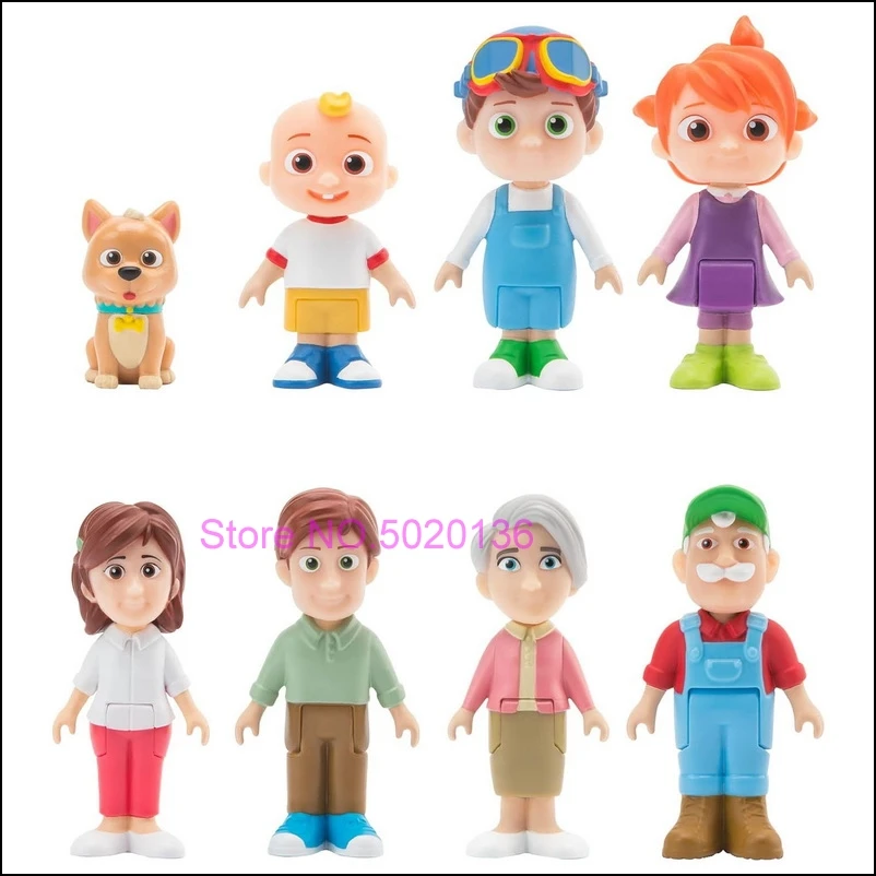 New 8 - 30 Cm Coco Cartoon Melon Anime Family JJ Toys For Children Christmas Gift