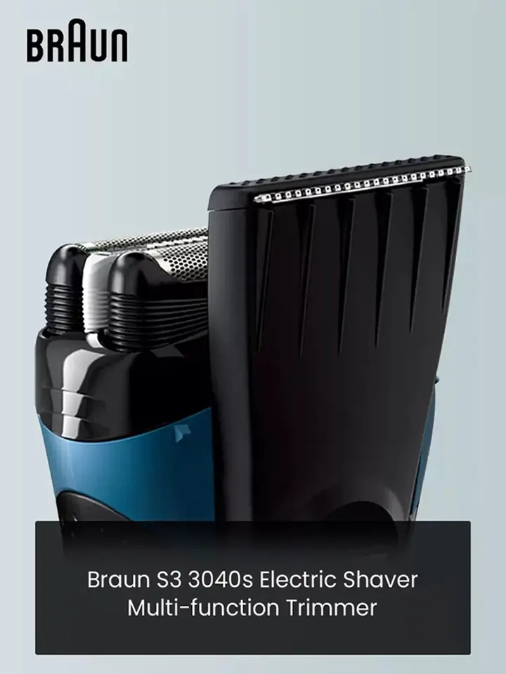 Braun Series 3 ProSkin Electric Razor, 3 Floating Blades, Precision Trimmer, 100% Waterproof, Cordless Rechargeable Shaver for M - 4