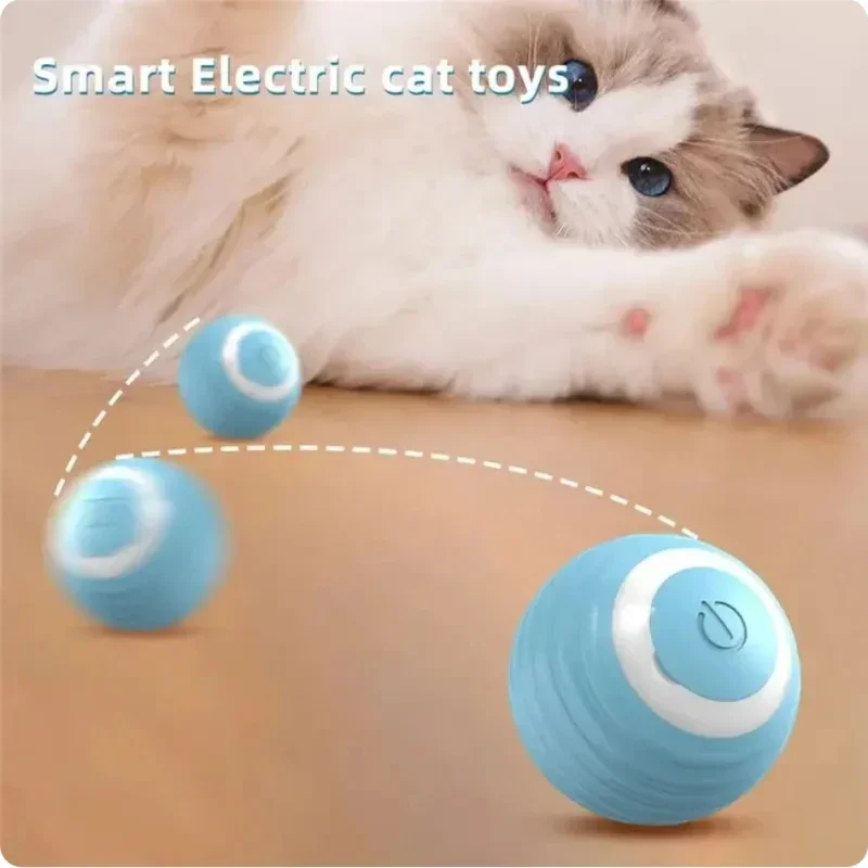 

Cat Interactive Ball Smart Cat Toys Indoor Automatic Rolling Magic Ball Electronic Interactive Cat Toy Game Accessories