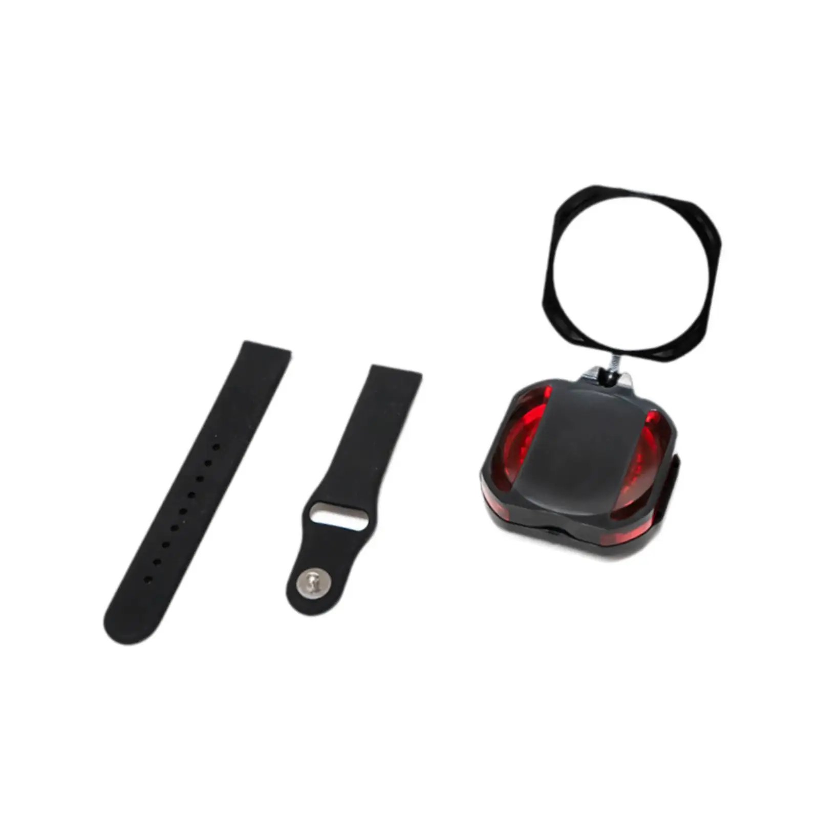 

Wrist Rearview Mirror for Cyclists Riding Wrist Wear with LED Indicator Cycling Accessories Portable Bicycle Rear View Mirror