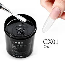 CANNI 225g Nude Jelly Gel Extension Camouflage Builder Nail Gel Semi-Transparent Milky Pink Varnish Soak Off UV LED Gel Polish