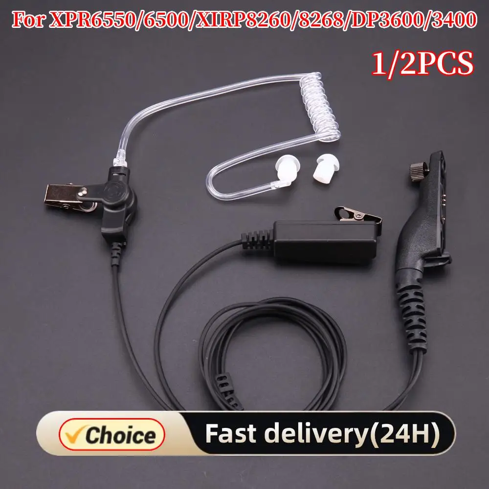 مكتب التحقيقات الفيدرالي نمط 2Pin السرية الصوتية الهواء أنبوب الأمن سماعة سماعة ميكروفون لاسلكي تخاطب سماعة سماعة لراديو كينوود Baofeng