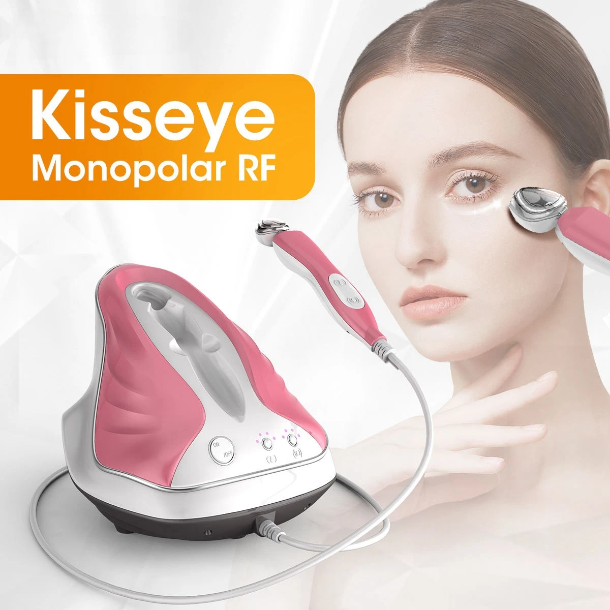 Professional kisseyes eye beauty massager eyebags removal anti-aging wrinkle removal eye lift skin tightening spa device