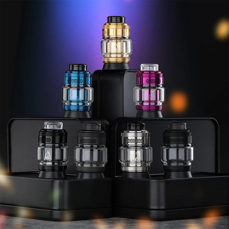 الأصلي ThunderCloud Blaze Solo 2 RTA البخاخة 3.5 مللي/5.5 مللي لفائف واحدة 25 مللي متر تتحمل واسعة 810 بالتنقيط تلميح مانعة للتسرب خزان السجائر الإلكترونية #5