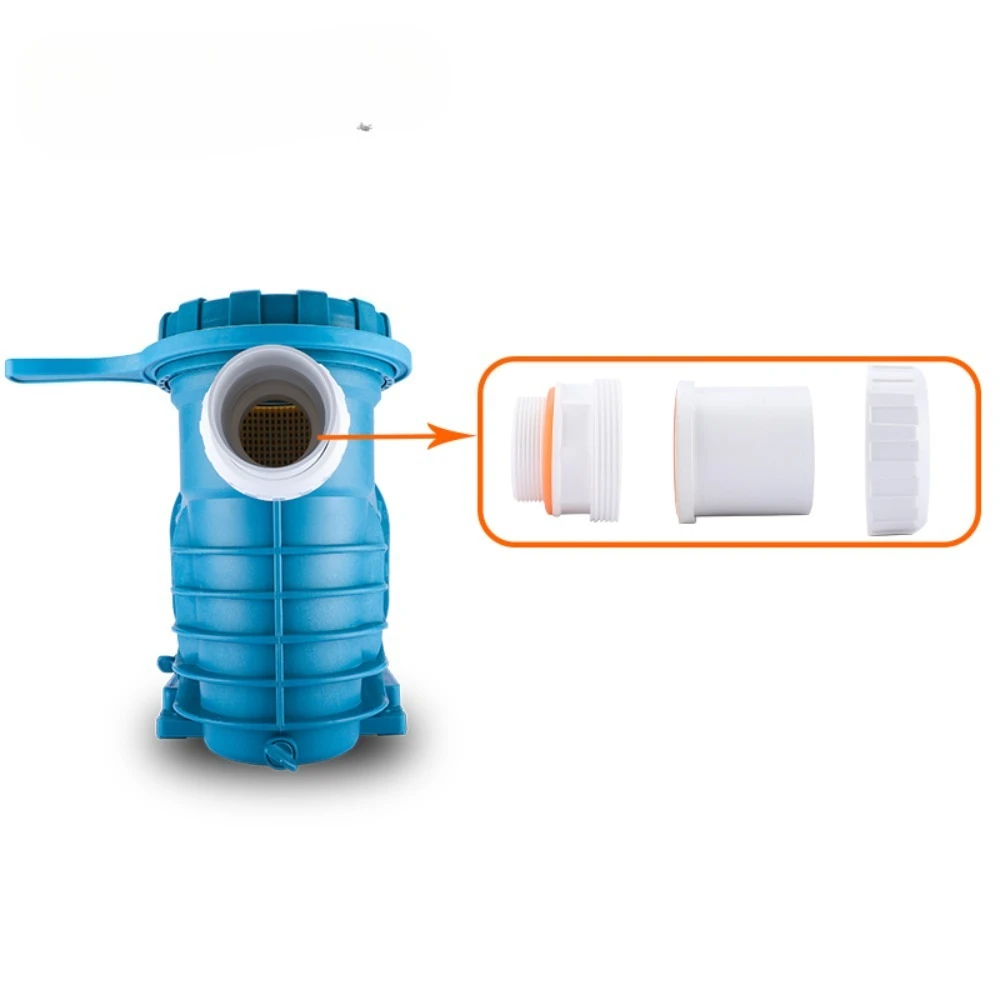 Complete set of swimming pool equipment accessories, pump, recirculation pump