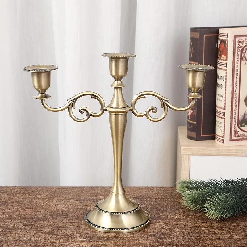 

European Candlestick Wedding Props Hotel Candlelight Dinner Home Decoration Club Candlestick