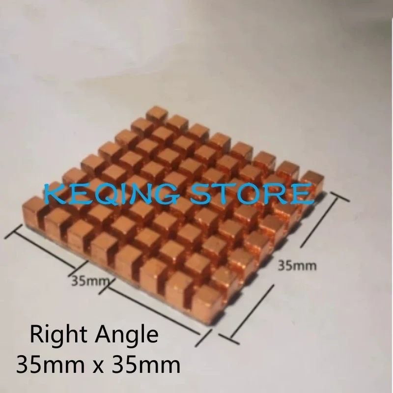 10-40 Pure copper heat sink Raspberry PI heat sink electronic components cooling chip video memory PC memory MOSFET heat sink - zdjęcie 1