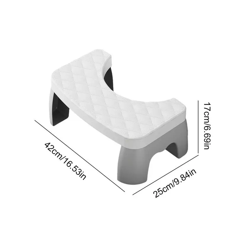 Toilet Footstool Foot Stools For Bathroom Toilet Assistance Steps For Home Apartment Dorm Toilets For Kids Seniors