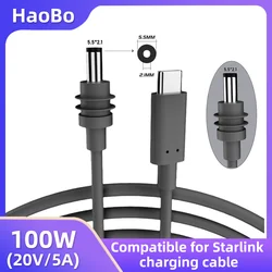 for StarLink Space-x Mini USB C/DC To D Cable 2/3/5m Waterproof Overload Short Circuit Protection SPX MINI Type-C/DC To DC Cable