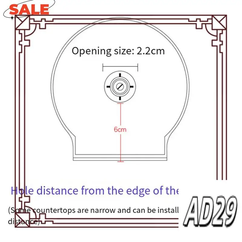 

D9-Kitchen Washer Accessories Luxury Bar Accessories Bar Counter Commercial Coffee Drink Shop Cleaner 3/8In
