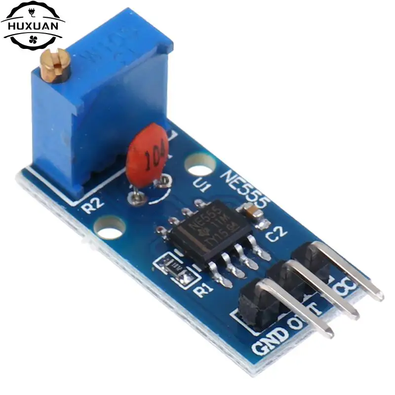 1pc 5V-12V NE555 Frequency Adjustable Pulse Generator Module NE555 Chip 3*1.5cm