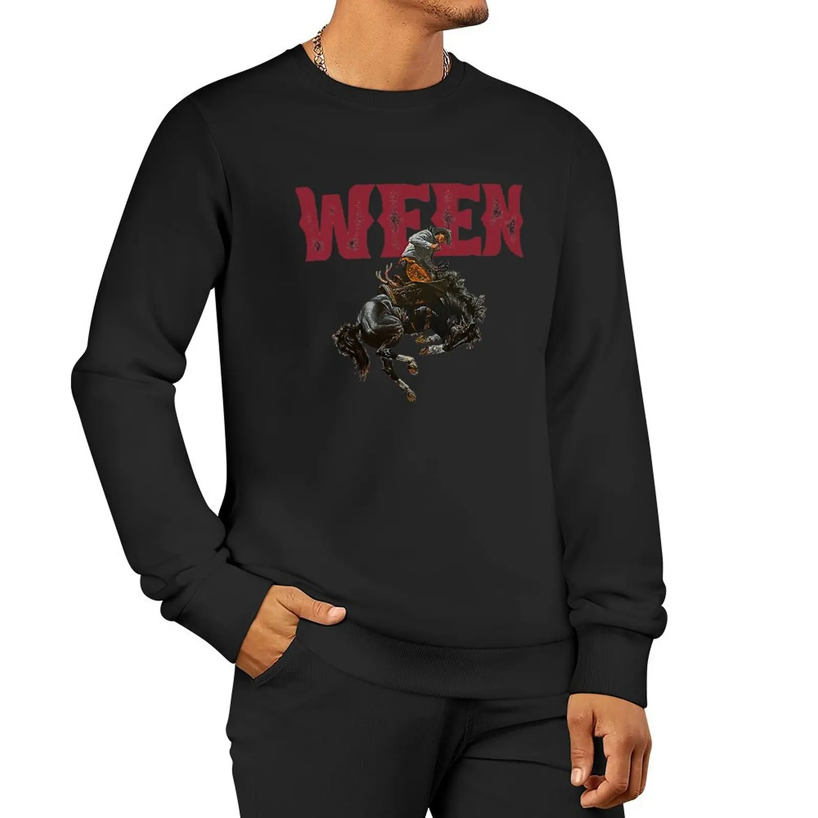 Ween Cowboy Essential Pullover Hoodie korean autumn clothes fashion men men's sweatshirts