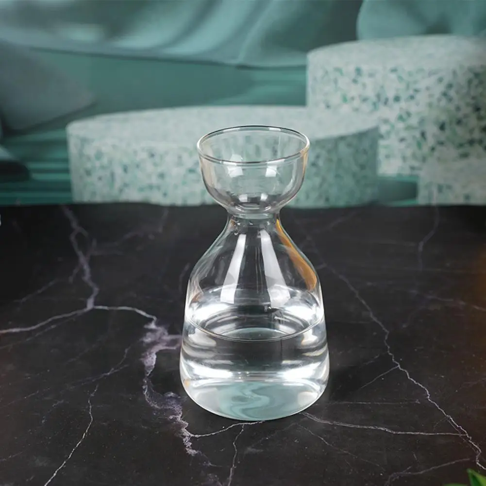 Glass Avocado Vase Glass Hydroponic Vase for Plant Propagation Avocado Bulb Growing Container Artistic Desktop for Home