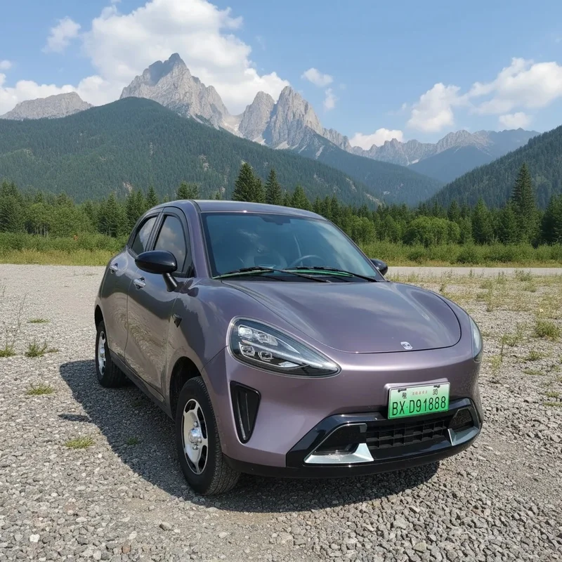 5-Seater 4-Door Sedan Car Adults 3000W Motor Voice Interconnect Central Locking 401-500km Range 60Km/h