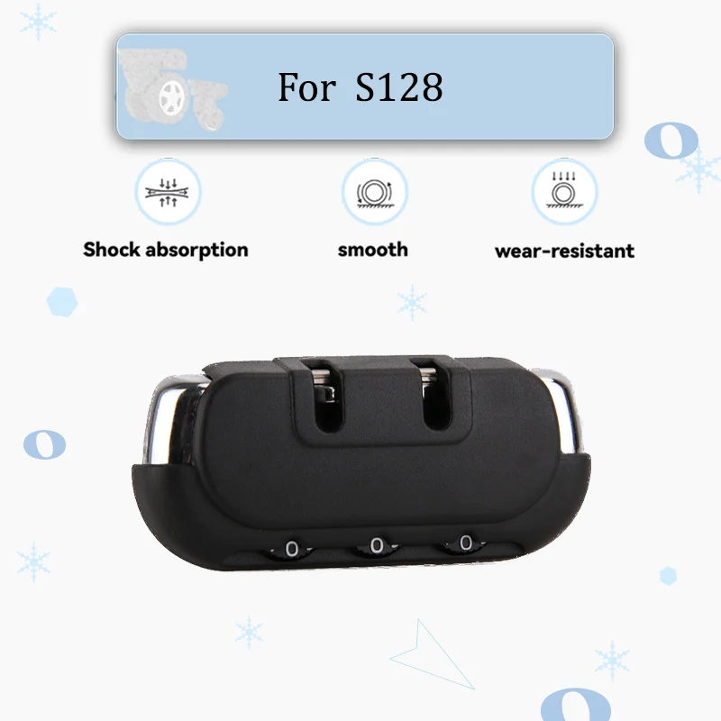 

For S128 Luggage Combination Lock Accessories Specialized Fixed Anti-Theft Lock Head Simple Installation, High Versatility