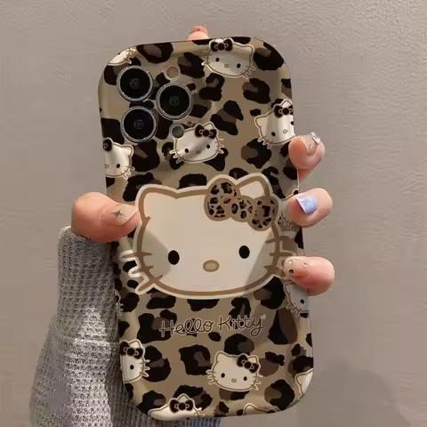 Cute Leopard Hello Kittys Phone Case For Infinix Hot Note Zero GT 50 40 30 20 12 Smart 9 8 7 6 Play Pro Plus Camon30 4G 5G Cover