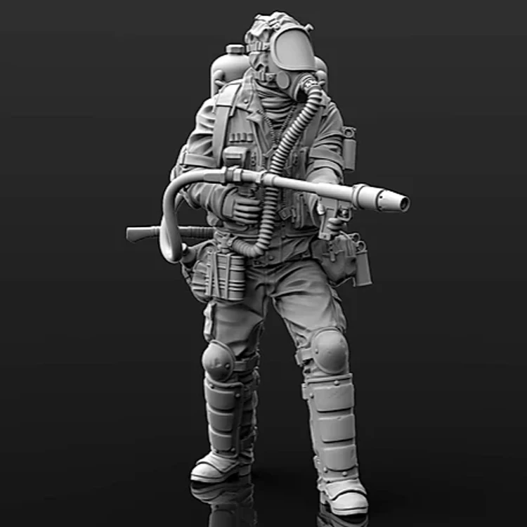 1:35 Scale Die-cast Resin  Special Forces Soldier War Scene Model Resin Assembly Model Free Shipping