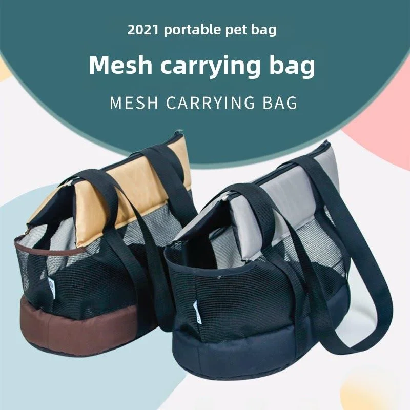

Pet Backpack Mesh Crossbody for Small Medium Dogs Cats Going out Ventilation Needle Spring Summer Doggy Bunny Travel Bag