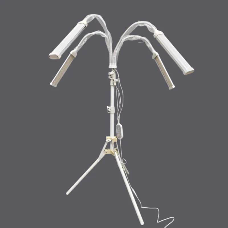 Rotatable Clip Stand Cool Warm Mixed Spectrum Seedling Grow Lamp Timer For Balcony Desk Potted Plant Light Supplement