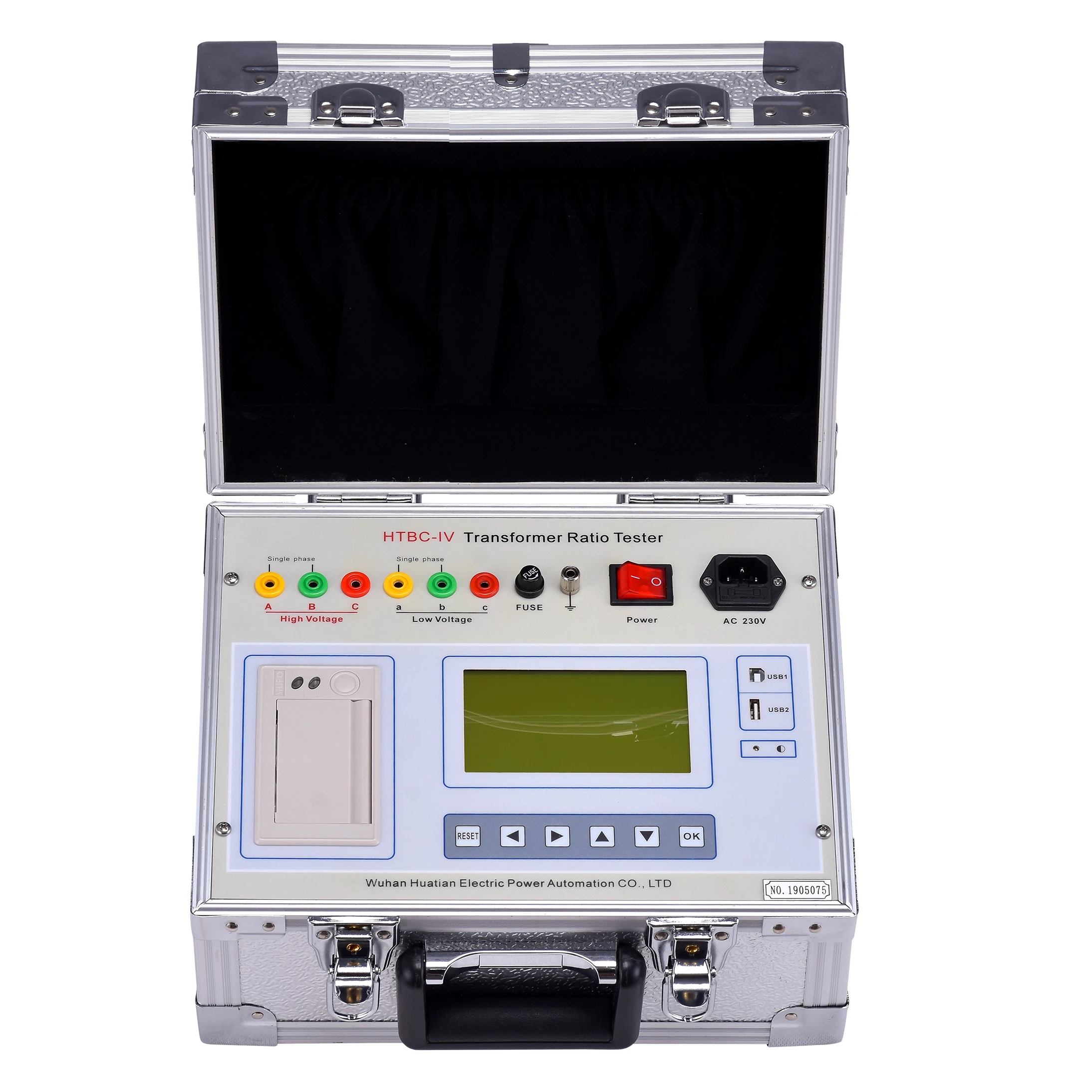 

HTBC-IV Transformer Turns Ratio Tester Testing Equipment Portable TTR Meter